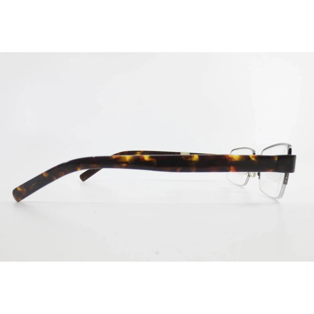 West C3 Continental Sales Co Eyeglasses Tortoise Gunmetal Rectangular 53-18-135
